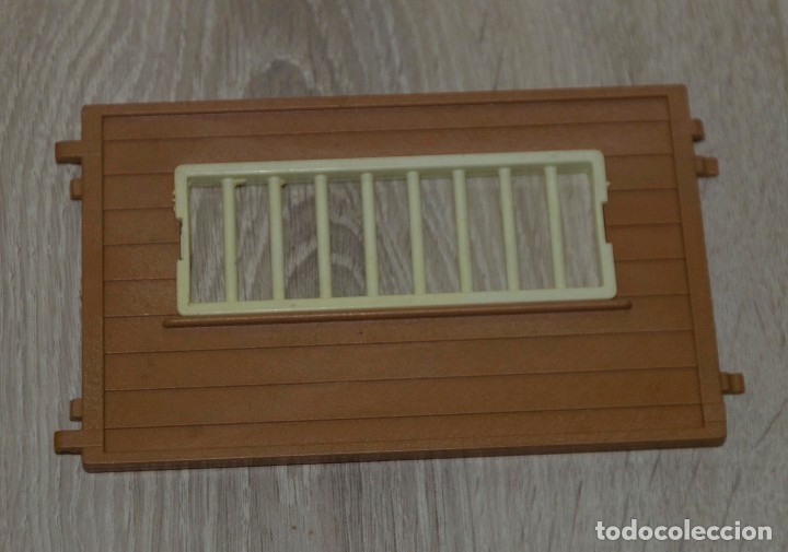 Playmobil: PLAYMOBIL PARED MADERA CON VENTANA ZOO REF. 3145, 3435