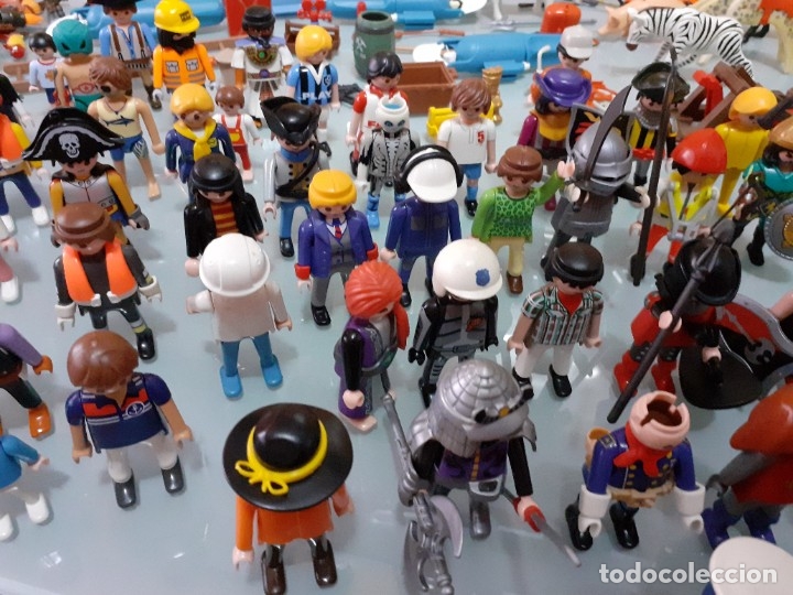 Playmobil: Lote de 105 cliks de Playmobil + complementos + animales.Distintas &eacute;pocas. - Foto 13