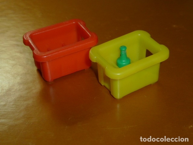 Playmobil: Lote cajas para botellas o refrescos. Playmobil