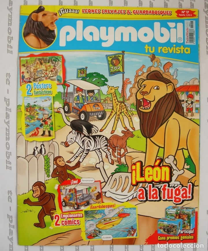 Playmobil: Playmobil - Revista Playmobil tu revista n&ordm; 17 Completa con 2 P&oacute;sters