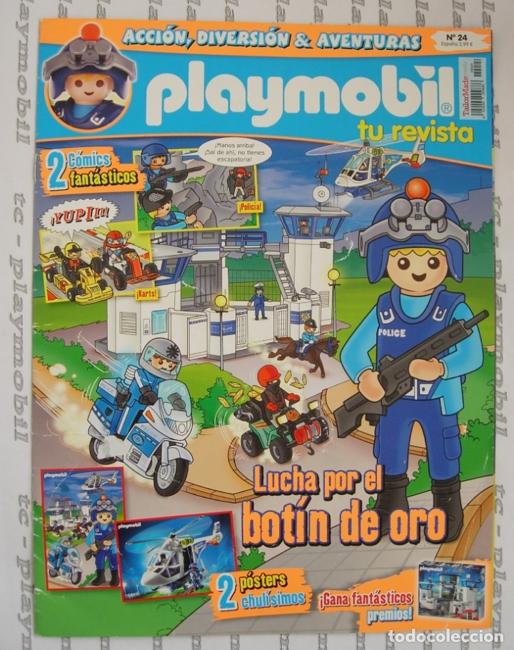 Playmobil: Playmobil - Revista Playmobil tu revista n&ordm; 24 Completa con 2 P&oacute;sters