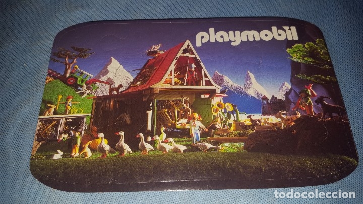 Playmobil: ANTIGUO PUZZLE PLAYMOBIL A&Ntilde;OS 80-90