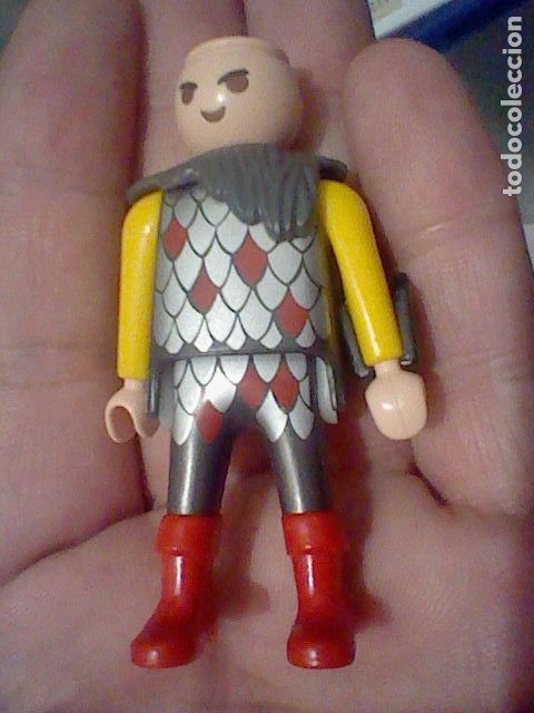 Playmobil: PLAYMOBIL CABALLERO MEDIEVAL HISTORIA SIN PELO 7 CMS ALTO