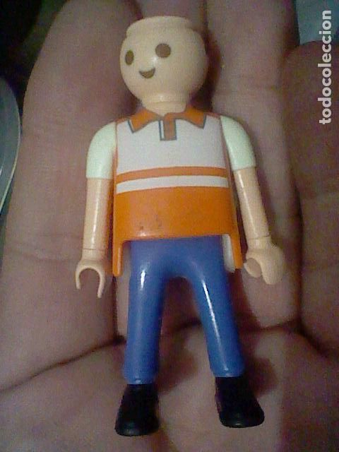 Playmobil: PLAYMOBIL FIGURA CAMISA RAYAS SIN PELO GEOBRA 1992
