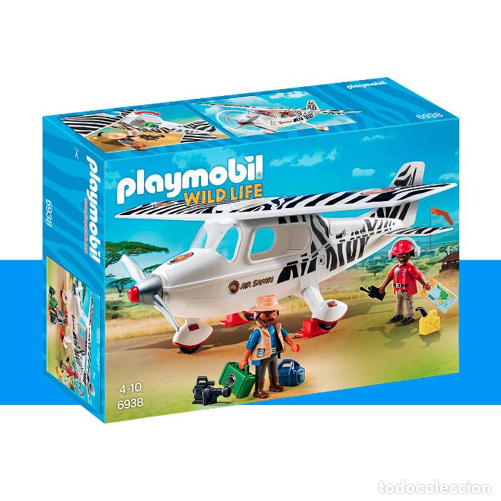 Playmobil: Playmobil 6938. Avioneta Safari en &Aacute;frica. NUEVO, A ESTRENAR.