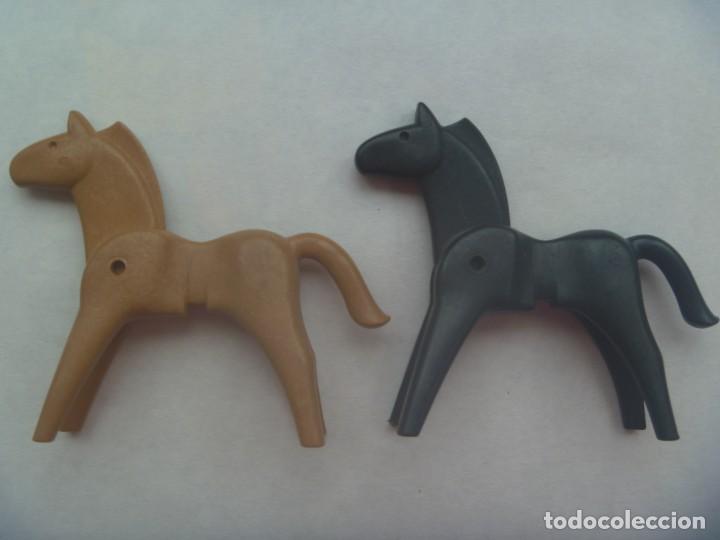 Playmobil: LOTE DE PLAYMOBIL DE 1974  : 2 FIGURAS DE CABALLOS