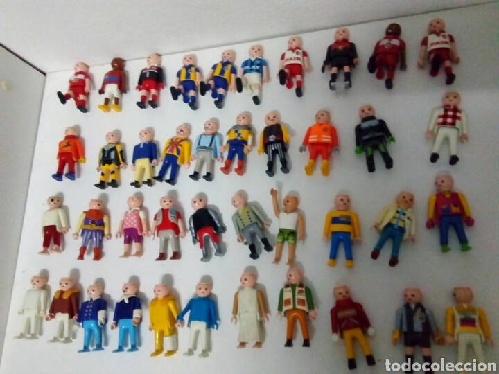 Playmobil: 41 mu&ntilde;ecos playmobil sin pelo.. Rf9 - Foto 2
