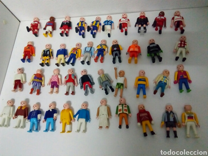 Playmobil: 41 mu&ntilde;ecos playmobil sin pelo.. Rf9