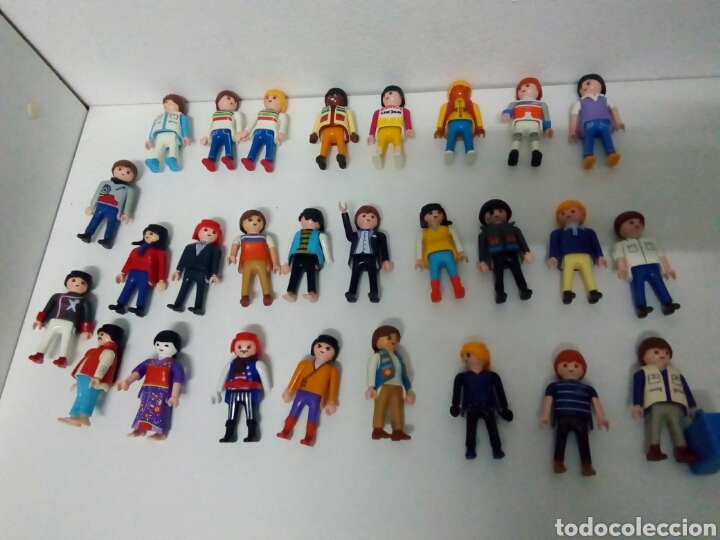 Playmobil: 27 mu&ntilde;ecos playmobil varios. Rf10 - Foto 1
