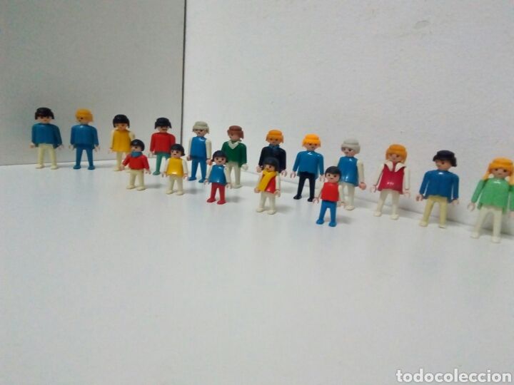 Playmobil: Lote 12 playmobil 1974 + 5 ni&ntilde;os 1981 primera edixion de ni&ntilde;os.. Rf18