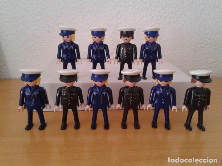 Playmobil: COMPLETO LOTE 10 PLAYMOBIL POLICIA  MIXTA HOMBRES Y MUJERES R10743