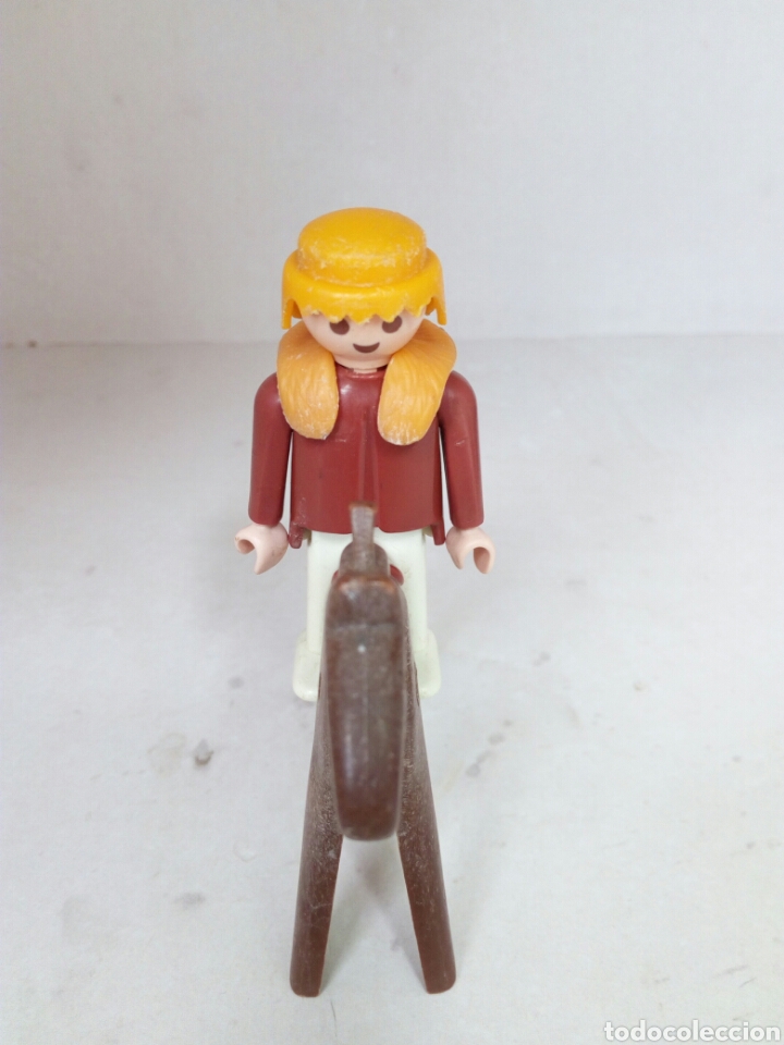 Playmobil: Mu&ntilde;eco Playmobil con caballo 1974 Geobra