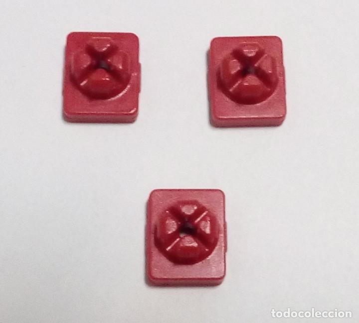 Playmobil: Playmobil - Enganche System X, Uni&oacute;n, Junta Color Rojo (3u)