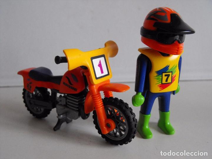playmobil motorista de motocross jumper nº 7 - Acheter Playmobil sur  todocoleccion