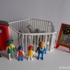 Playmobil: PLAYMOBIL. JAULA DE ZOO CON GARITA Y FAMILIA. DE LA REF. 3145. PRIMERA ÉPOCA.