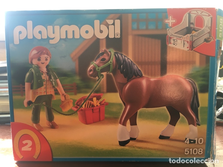 Playmobil: PLAYMOBIL 5108 EN CAJA-CABALLO CON CUADRA
