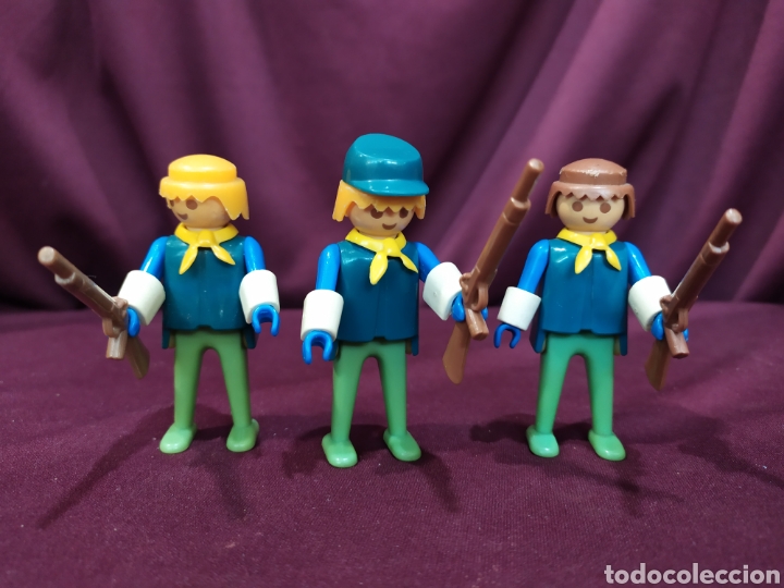 Playmobil: Soldados Nordista, infanter&iacute;a, playmobil.