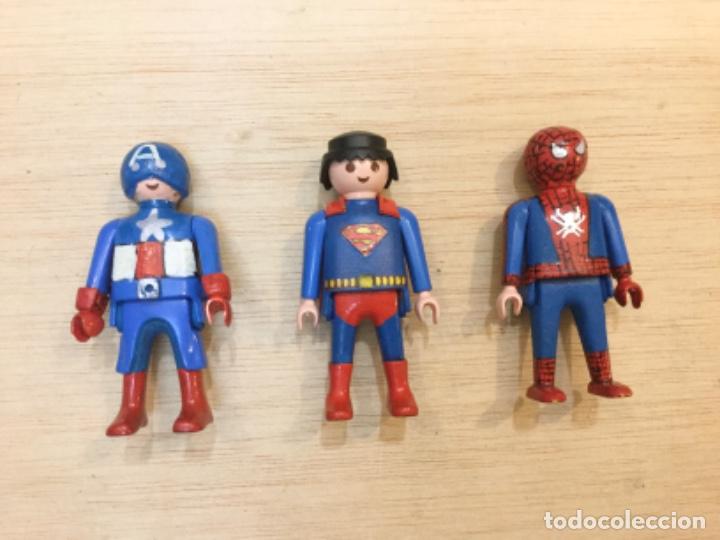 playmobil. lote 47. spiderman, supermán y capit - Buy Playmobil on  todocoleccion