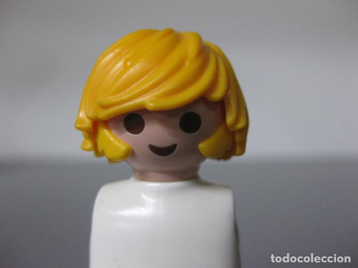 Playmobil: playmobil cabeza pelo surf rubio, patillas y cabeza, las 3 cosas recambio-HEA1