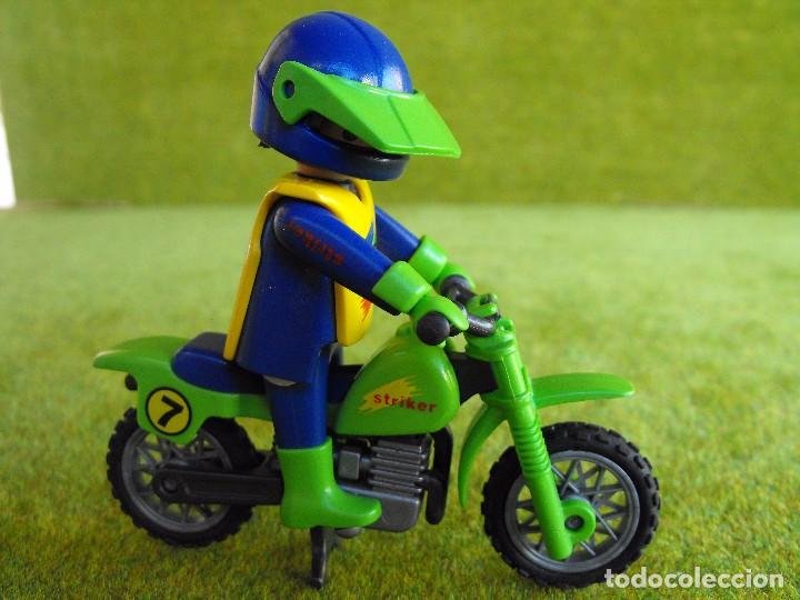 playmobil motorista de motocross jumper nº 7 - Acheter Playmobil sur  todocoleccion