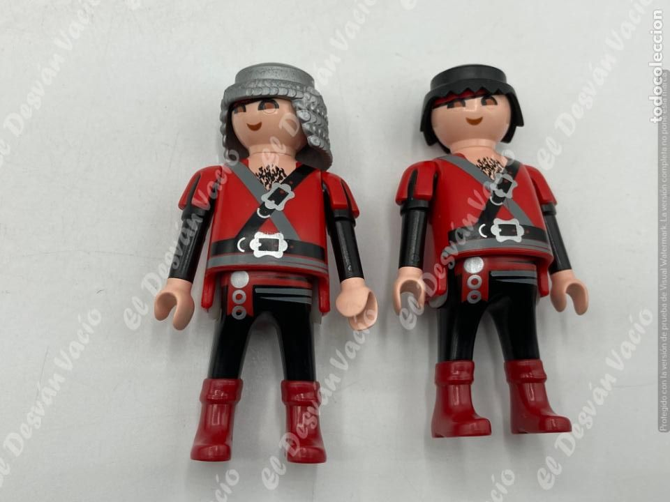 Playmobil: Playmobil lote figura click caballero medieval barriga