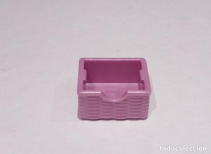 Playmobil: Playmobil - Caj&oacute;n, Caja Mibre, Ba&ntilde;o, Mercado, Cocina, Color Rosa