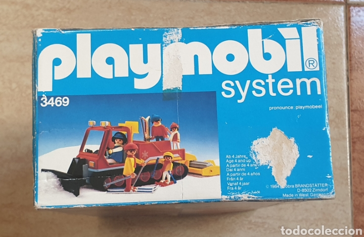 Vintage - PLAYMOBIL 1984 : CHASSE NEIGE Réf. 3469-A (incomplet