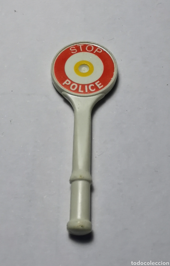 Playmobil: PLAYMOBIL ... PIEZAS Y COMPLEMENTOS .. SE&Ntilde;AL STOP POLICIA - Foto 1