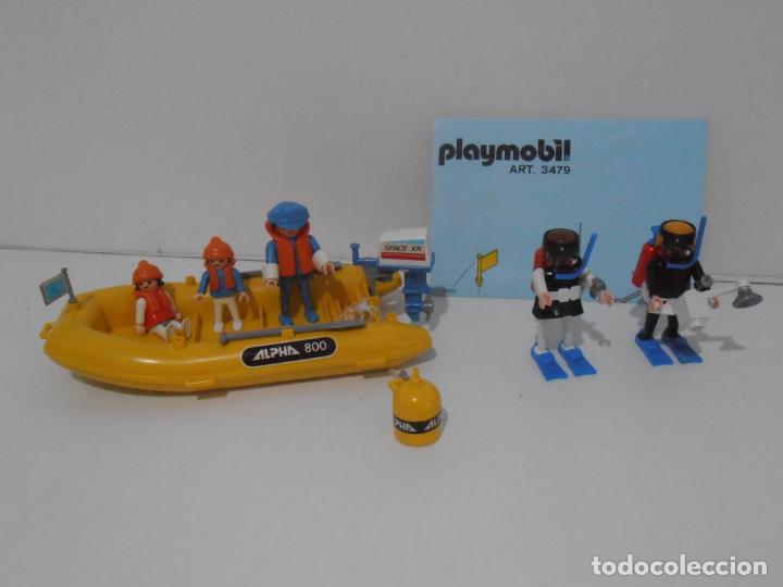 playmobil barca-bote-zodiac ref 3479, pescador, - Acquista Playmobil su  todocoleccion
