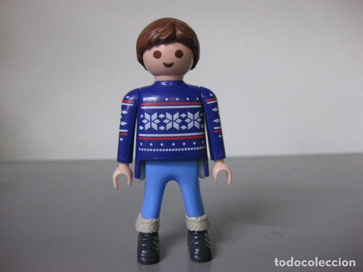 Playmobil: playmobil FIGURA CHICO CIUDAD SUETER LANA H5