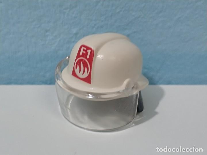 Playmobil: playmobil casco de bombero con pantalla, estaci&oacute;n, parque, colegio, museo, city, coche, moto, zoo.