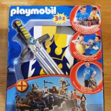 Playmobil: PLAYMOBIL REF 4217 3 EN 1. FORTALEZA ESCUDO Y ESPADA. NUEVO EN EMBALAJE ORIGINAL. Lote 221689785
