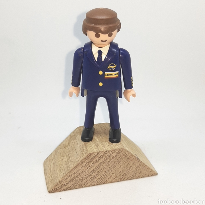 Playmobil: (REC2) ANTIGUA FIGURA PLAYMOBIL. PILOTO AERO LINE