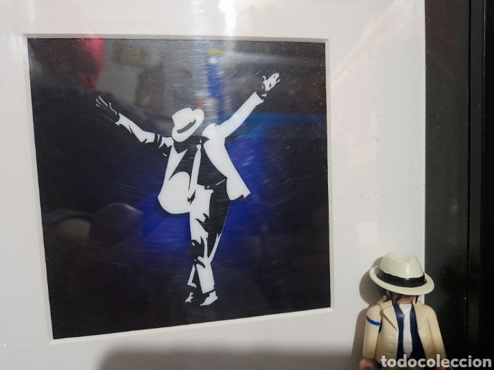Playmobil: PLAYMOBIL CUADRO TRIBUTO A MICHAEL JACKSON. CUSTOM - Foto 3