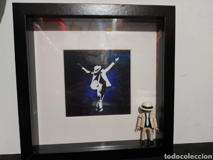 Playmobil: PLAYMOBIL CUADRO TRIBUTO A MICHAEL JACKSON. CUSTOM - Foto 1