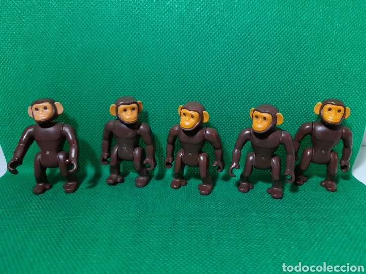Playmobil: PLAYMOBIL. LOTE DE MONOS. CHIMPANC&Eacute;S. - Foto 1