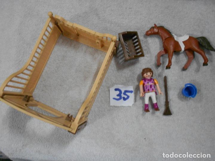 Playmobil: CUADRA CON CABALLO, CUIDADOR Y VARIOS