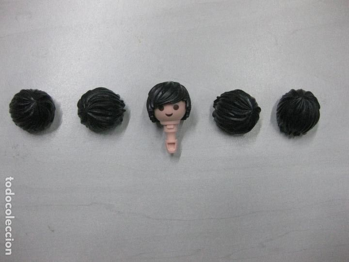 Playmobil: playmobil LOTE PELO PELUCAS 5 UNIDADES CHICO MODERNO DESPEINADO SURF
