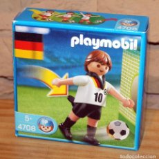 Playmobil: PLAYMOBIL - FUTBOLISTA ALEMAN ALEMANIA - 4708 - EN SU CAJA ORIGINAL - NUNCA ABIERTO - NUEVO. Lote 226919555