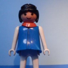 Playmobil: FAMOBIL - CLICK CHICA BLANCO AZUL MORENA - FIGURA 1ª GENERACIÓN MANOS FIJAS - 1974 - GEOBRA. Lote 228059645