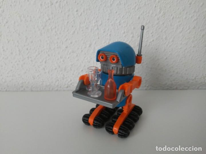 robotitron robot con bandeja botella y copas pe - Comprar Playmobil de segunda mano en todocoleccion 251941985