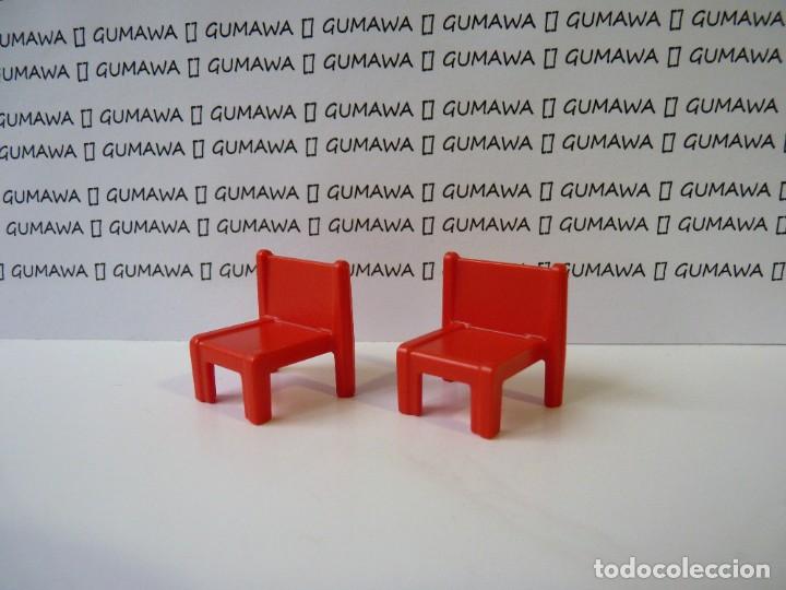 Playmobil: PLAYMOBIL SILLAS COLEGIO MEDIEVAL 2 ROJA MOBILIARIO