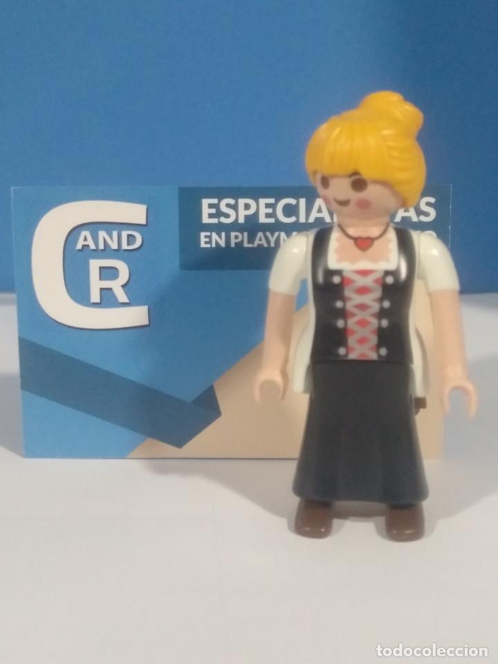 Playmobil: PLAYMOBIL FIGURA MUJER ALDEANA , CAMARERA - 20/1/21