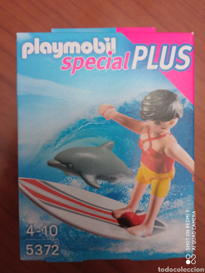 Playmobil: PLAYMOBIL 5372 SPECIAL PLUS SURFISTA CON DELF&Iacute;N NUEVO PRECINTADO A ESTRENAR