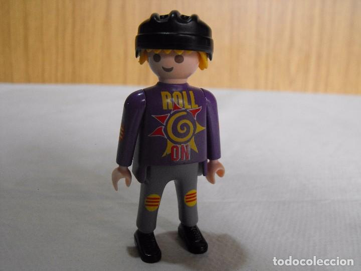 Playmobil: PLAYMOBIL. Figura de hombre patinador.