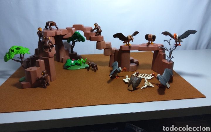 Diorama de playmobil