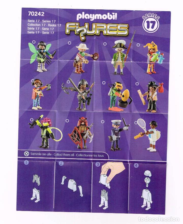 Playmobil: Playmobil - Instrucciones de Montaje Figuras Serie 17