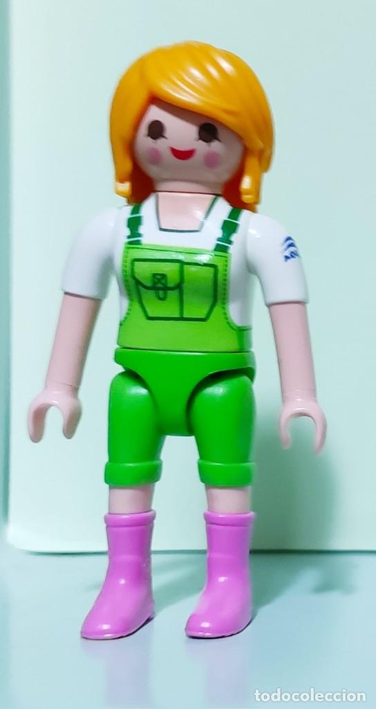 Playmobil: Playmobil CHICA CUIDADORA ZOO FOCAS REF. 9418