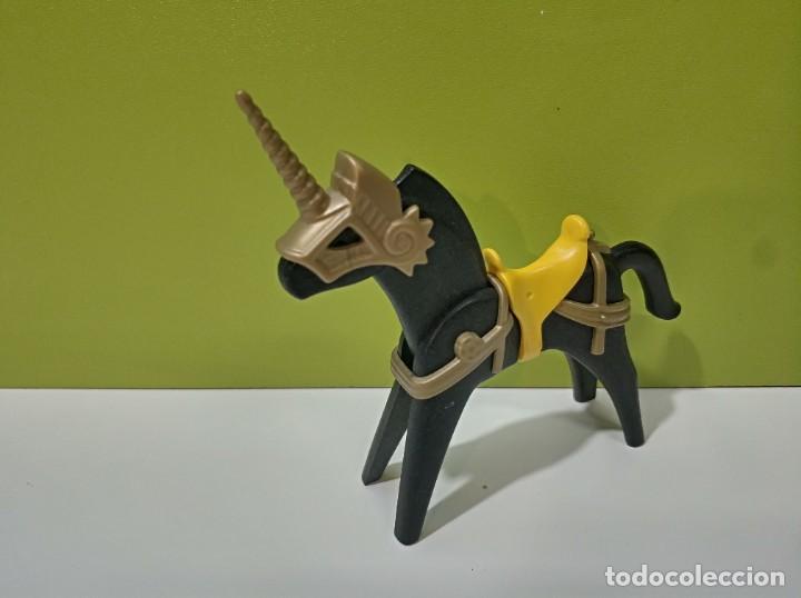 Playmobil: playmobil caballo dorado mate medieval, oeste , vikingos, piratas, Roma, Egipto, city...