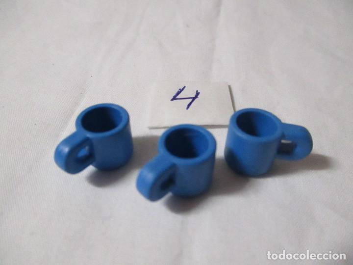 Playmobil: PLAYMOBIL ACCESORIOS LOTE TRES JARAS AZULES